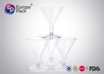 Anniversary Plastic Champagne Glasses 138Ml PS Disposable Champagne Flutes