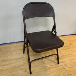 Black Iron Small Size Lightweight Folding Chair For Camping Outdoor