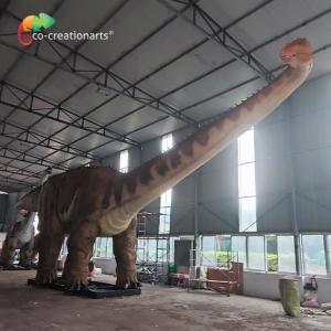 China 26m Giant Animatronic Dinosaur Mamenchisaurus For Jurassic World factory