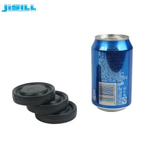 China OEM Reusable Round Beer Holder Cooler Hdpe Hard Plastic 6.4cm X 1.5cm factory