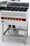 Floor Type 40KW Commercial Gas Cooking Stove 4-8 Burner