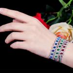 Fashion Cubic Zirconia Bracelet Bangle Chain Bracelets For Women Gold Silver