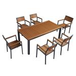 Small CBM Aluminum Frame Garden Table And Chairs