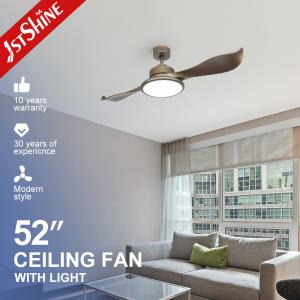 China Color Changing Large Airflow Led Light Ceiling Fan Low Noise 2 Blades factory
