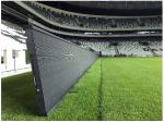 Football stadium LED perimeter screen, stadium logo led banner screen,P8mm P10mm