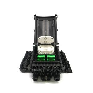 China FTTH Fiber Optic Dome Closure 3 In 3 Out Black Fiber Optic Splice Closure IP68 factory