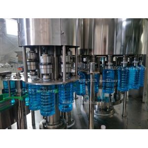 Small Scale 2000 - 4000BPH SUS304 Beverage Filling Machine capping machine