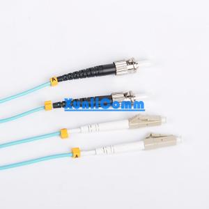 China Waterproof Multi Mode Fiber Optic Patch Cord Duplex LC - ST factory