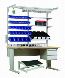 China Heavy Duty Garage Anti Static Workbench Electronic Technician Working Table factory
