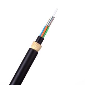 China Span 100m 12 24 48 96 core ADSS Self Supporting Aerial Cable factory