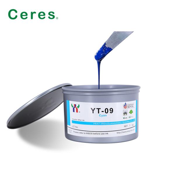 China High Gloss Eco Friendly Ink Offset 1Kg Can Paper Printing Ink factory