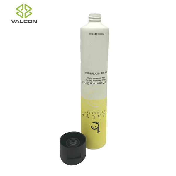 Yellow 2 FL.OZ Empty Lotion Tubes Flip Cap For Facial Sunscreen Packaging