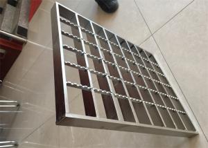 China 316l Material Stainless Steel Grating Polish Serrated Surface For Shop factory