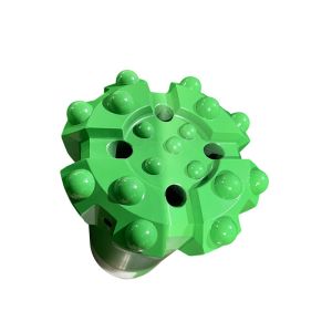 Green / Blue Button Bit For Medium Hard To Hard Rock Mining Parts T-WIZ60-102