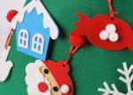 Three Dimensional Felt Xmas Tree Decorations Environment Friendly Felt Material