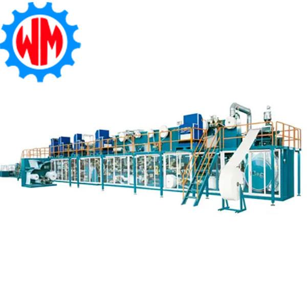 Professional Design Full Servo Adult Diaper Manufacturing Machine ISO With Auto