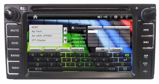Toyota Avanza /Fortuner /Prado auto radio with gps navigation iPod RDS smart TV OCB-8619