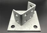 Stainless 304 Steel Post Base Plate Strut Channel Fitting BS ASTM Electrogalvani