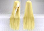 100cm Long Multi Colored Hair Wigs , Silky Straight Wave Colored Synthetic Wigs