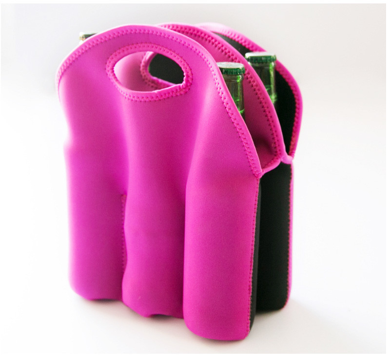 2 Packs Waterproof Foldable Neoprene Beer Bottle Sleeve