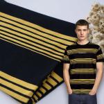 Yarn Dyed Stripe And Double Yarn High Quality Single Jersey Fabric For Polo