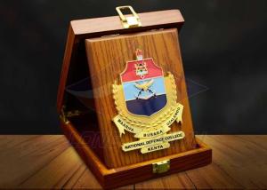 China Square Custom Trophy Awards Wood Gift Box Package As Company Decorations factory