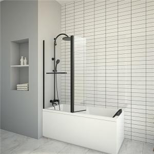 China 700+300x1400mm Professional Glass Shower Enclosures , Shower Enclosures With Screen factory