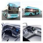 6m Electric Mini Buses Electric Passenger Bus Public Transport Bus 16 Seat