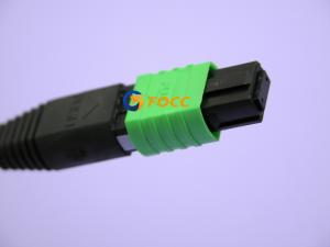 China 12F MPO Standard Connector Ribbon Fiber Boot SM 3.0mm Round Cables factory