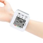 White Daily Checks Hospital LCD Digital Home Blood Pressure Device Rapid