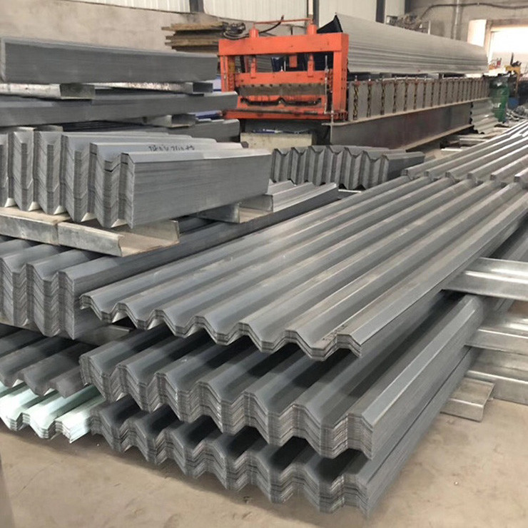 Galvanized DIN Steel Roofing Sheets DX51D Color Corrugated Metal 12m