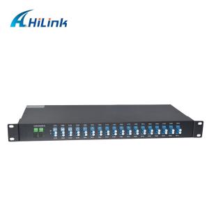China 19&quot; 1U CWDM Mux Demux Module 18CH 1270-1610nm Fiber Optical CWDM Mutiplexer factory