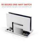 560g Weight Stainless Steel 304 316 Wall Mounted Bathroom Glass To Wall Shower