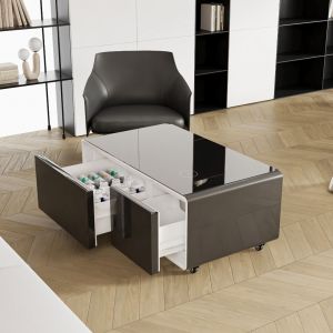 Electric Multifunctional Luxury Living Furniture with Wireless Charging and LED