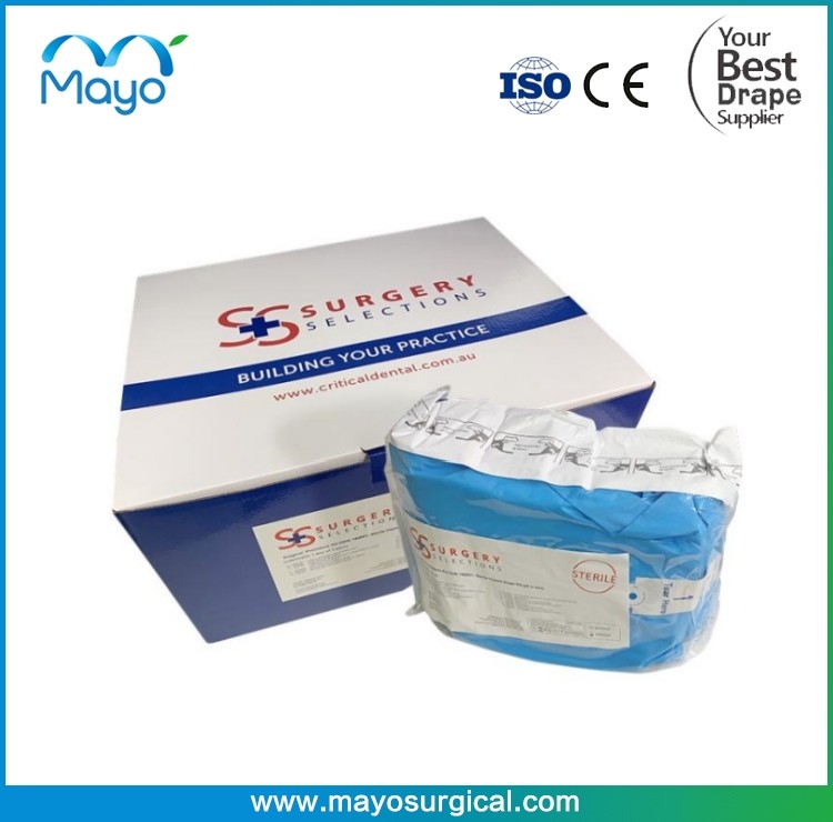 EO Gas Sterile Disposable Implantology Oral Drape Kits Customized Size