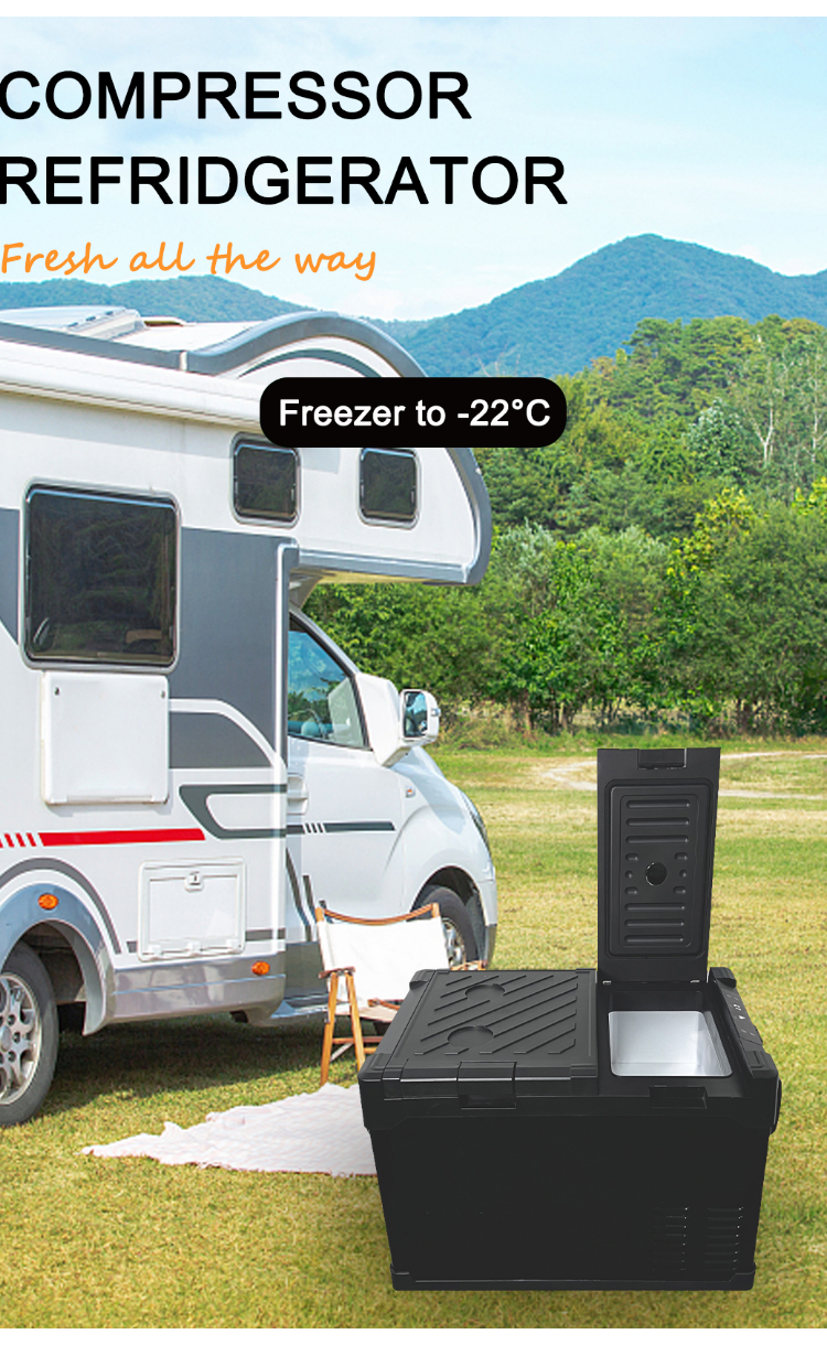 Dc 12v Portable Car Compressor Refrigerator Camping Appliances Car Fridge
