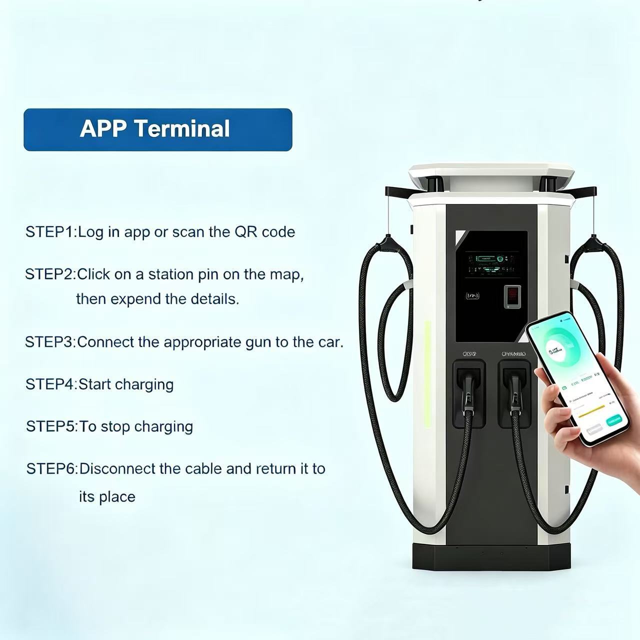 McKee 120kW Outdoor EV Charger front view