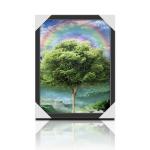 3D Flip Lenticular Poster Printing With 12x17 Inches Four Season Tree