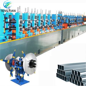 China High Efficiency Carbon Steel Pipe Manufacturing Machine 80m/min factory