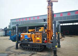 China High Outriggers Pneumatic Drilling Rig Dth Rocky 350 Meters Borehole factory