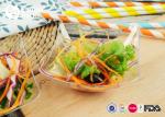 Square PS Disposable Plastic Dessert Cup Eco Friendly Unbreakalbe