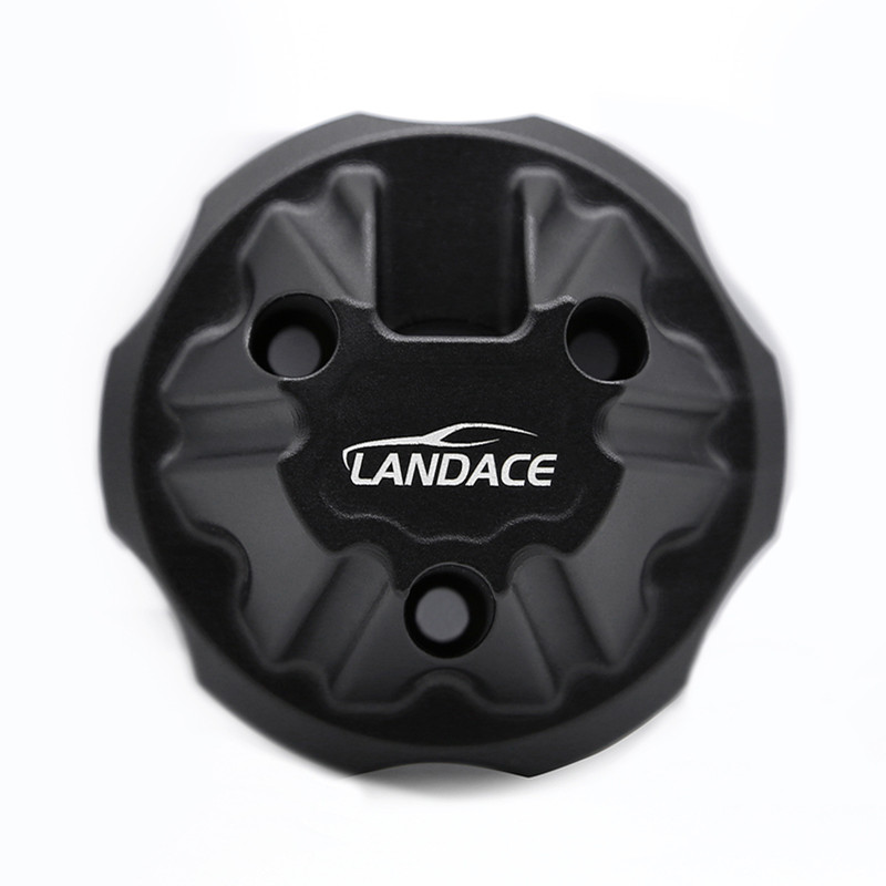 74*74*30mm Black Aluminum Alloy Antenna Base Cover Primary for Jeep Wrangler JL JK