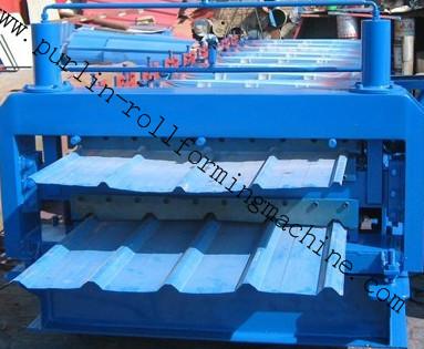 Steel Cold Double Layer Roll Forming Machine for Roof Tile , Metal Sheet , Wall