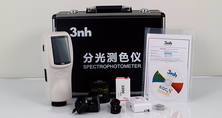 3nh 45/0 Color Matching Spectrophotometer NS800 color pictures pictorials poster notes Color Tester