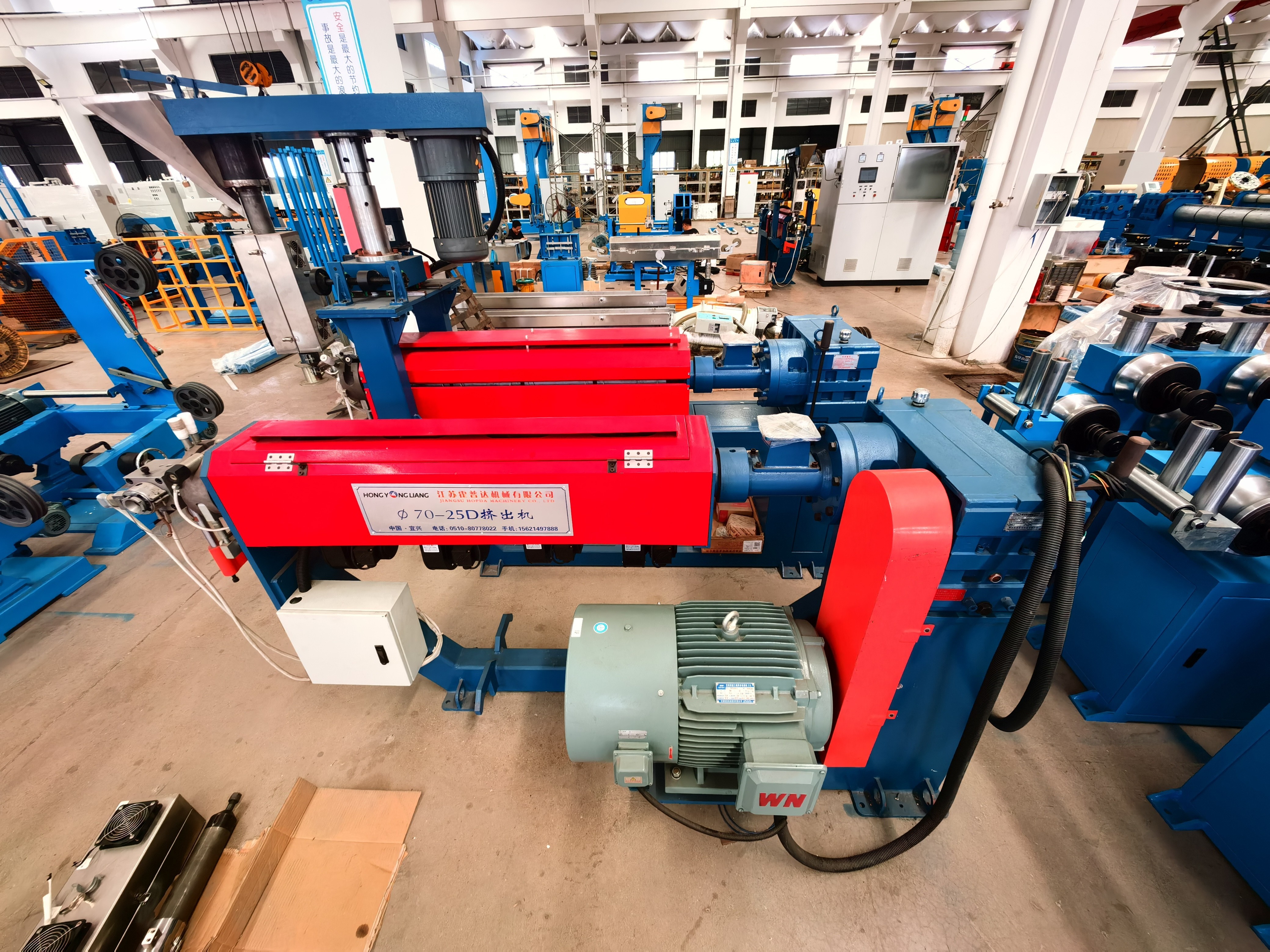 High Speed 0.8-15mm Inlet Diameter Wire Extrusion Equipment With 0.3mm Min Sheath