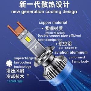 China 35mm High Efficiency Automobile Led Headlights 6300LM 6000K factory