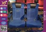High Back Heavy Spring Movie Theater Seating Chairs With Plastic Cupholder