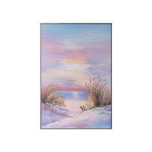 China Custom Hand Painted Art Decor Painting Modern Textured Canvas Landscape Oil Painting For Living Room Handpainted Painting factory