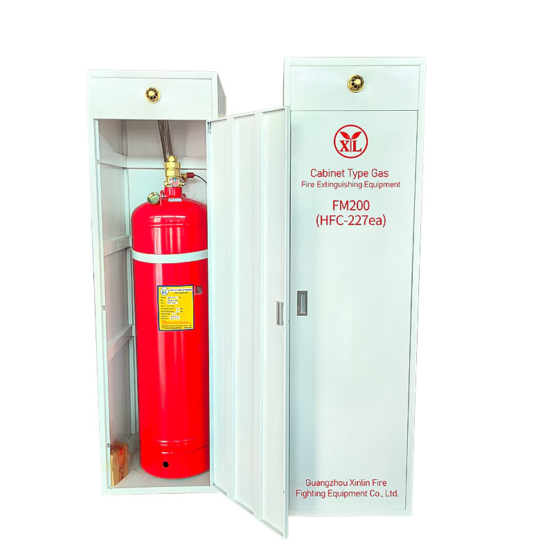 Safety Non Corrosive HFC227ea Fire Extinguisher Box Without Pollution For Library Automatic Fire Extinguisher TKA