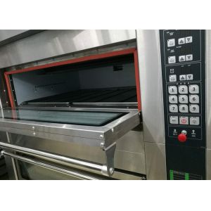 SS Automatic Gas Bread Oven 3 Decks 6 Trays Computer Version Adjustable